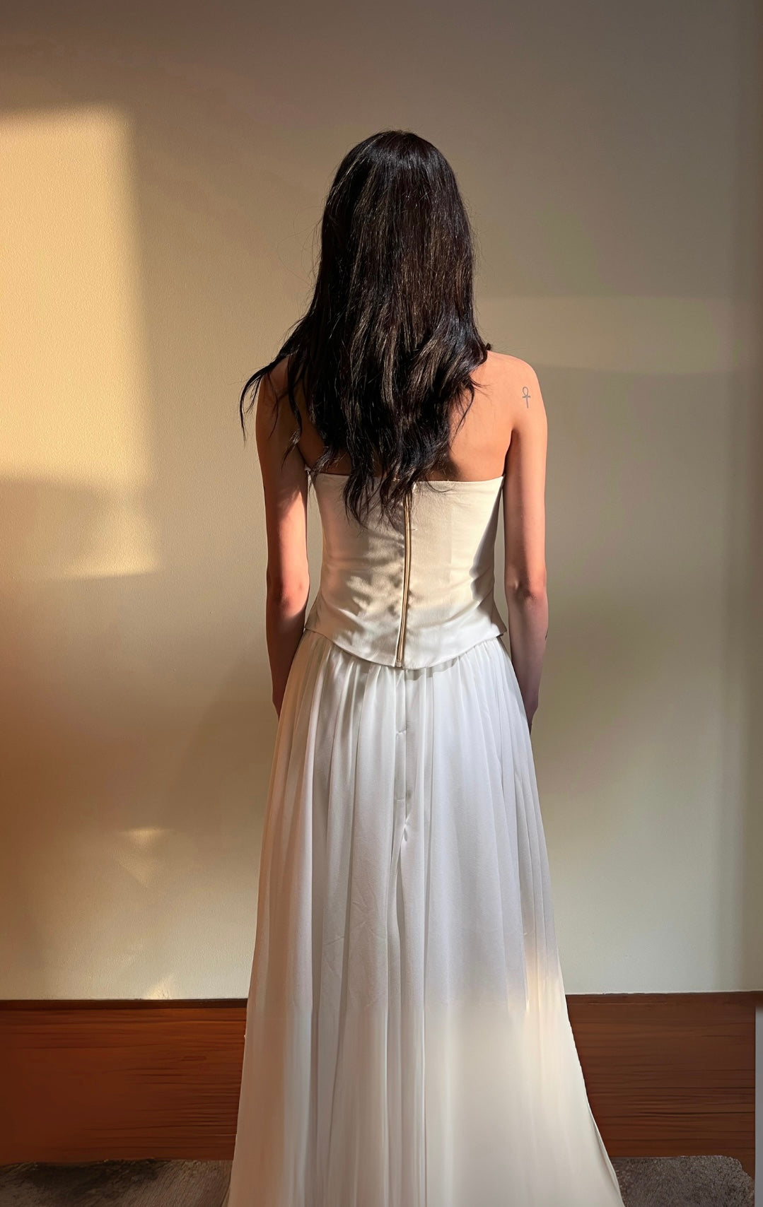 The Adeline Dress In White