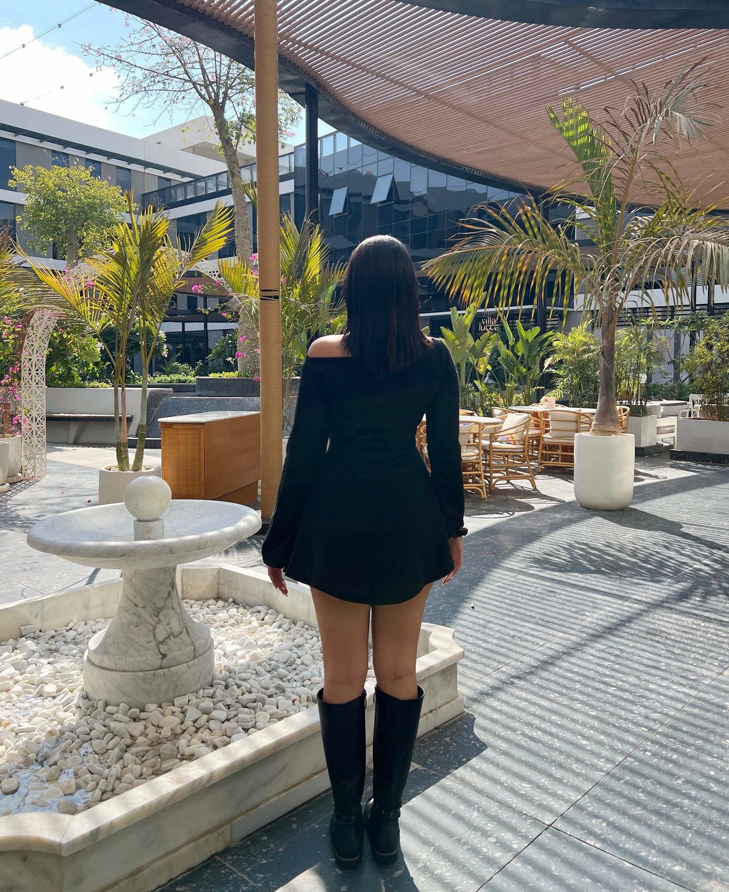 The Chloe Dress In Black