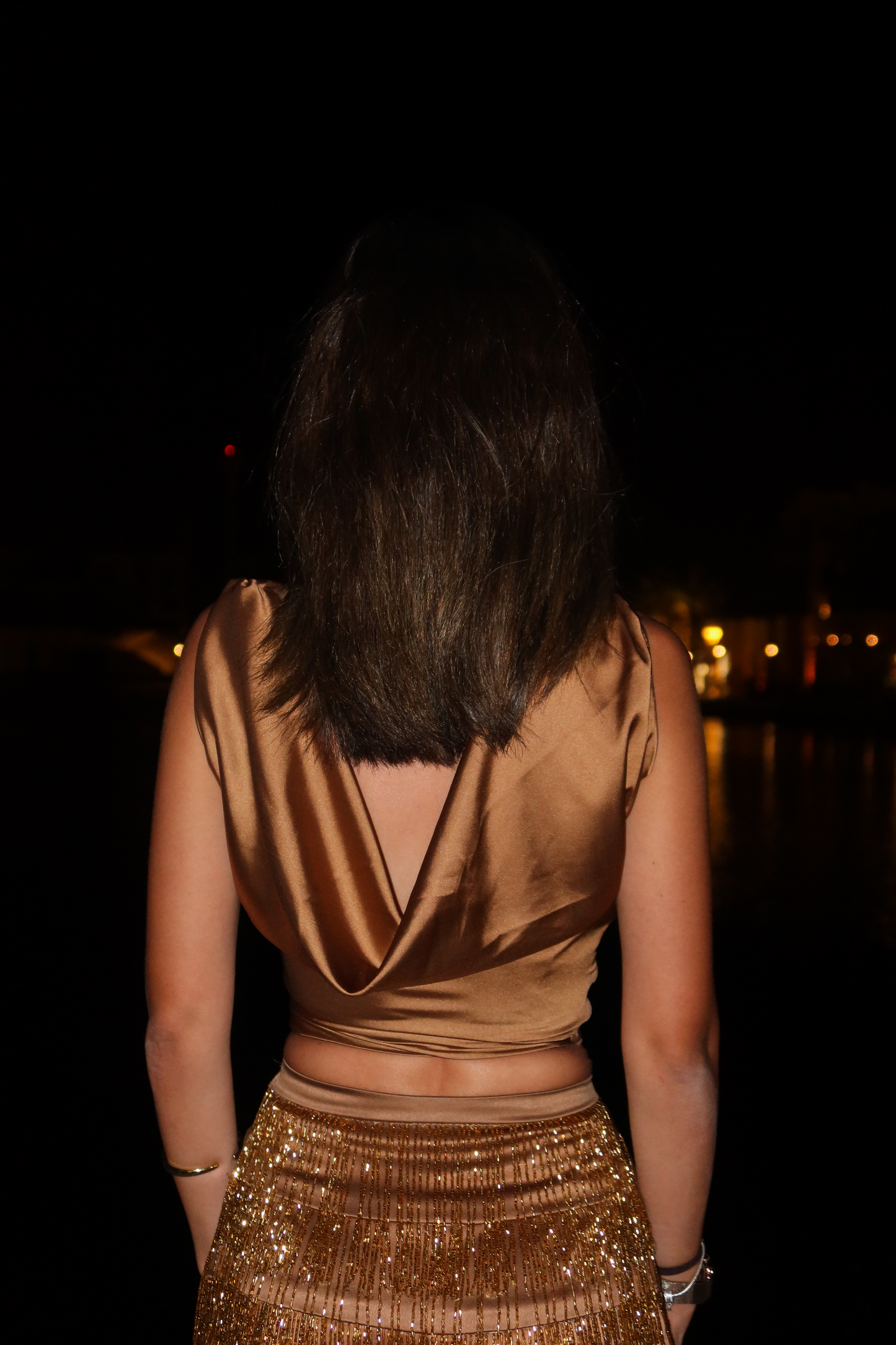 The Solstice Top In Bronze