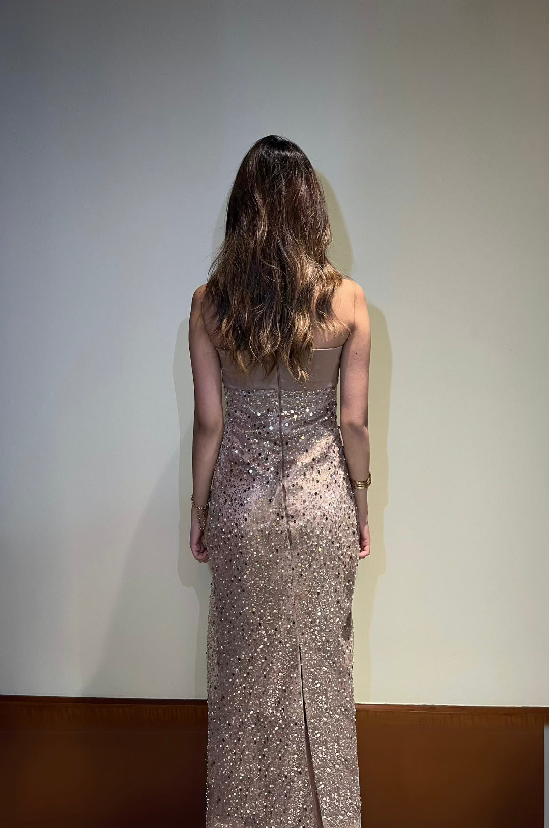 The Daisy Dress In Gold