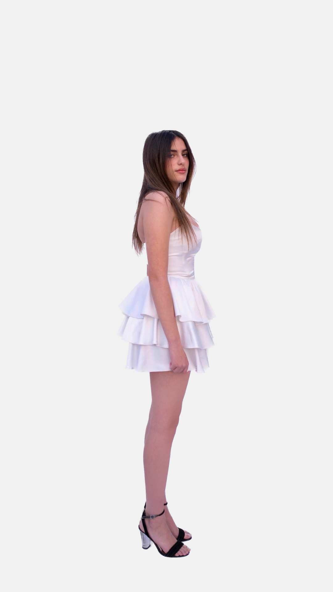 The Valdez Dress In White