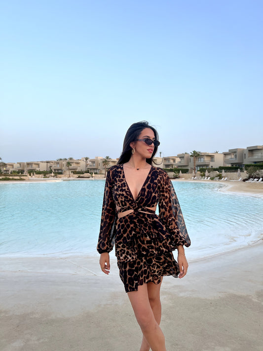 The Eva Dress In Leopard
