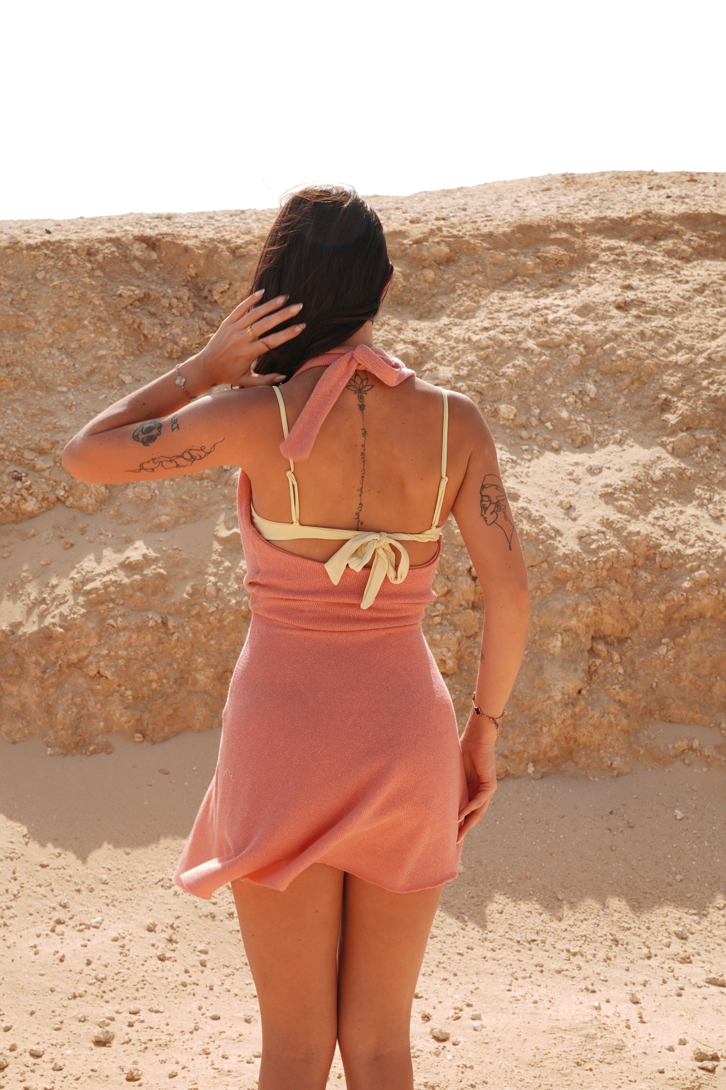 The Rosa Dress In Coral