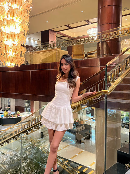 The Ariana Dress In White
