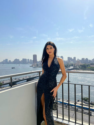 The Scarlet Dress In Black