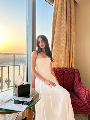 The Adeline Dress In White