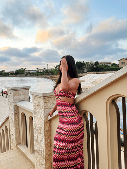 The Coralina Dress In Multi-colors