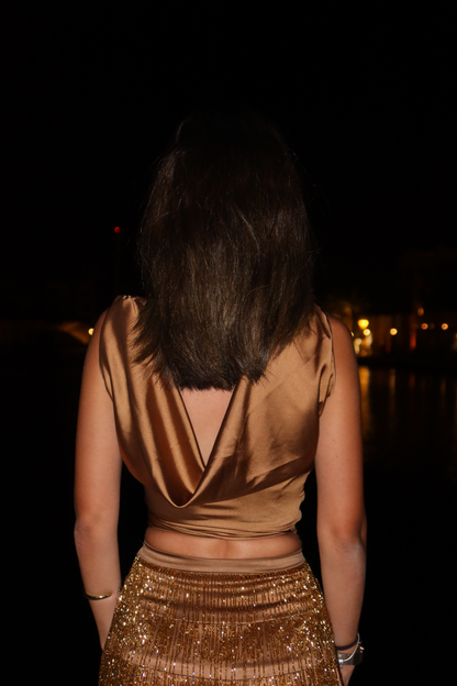 The Solstice Top In Bronze