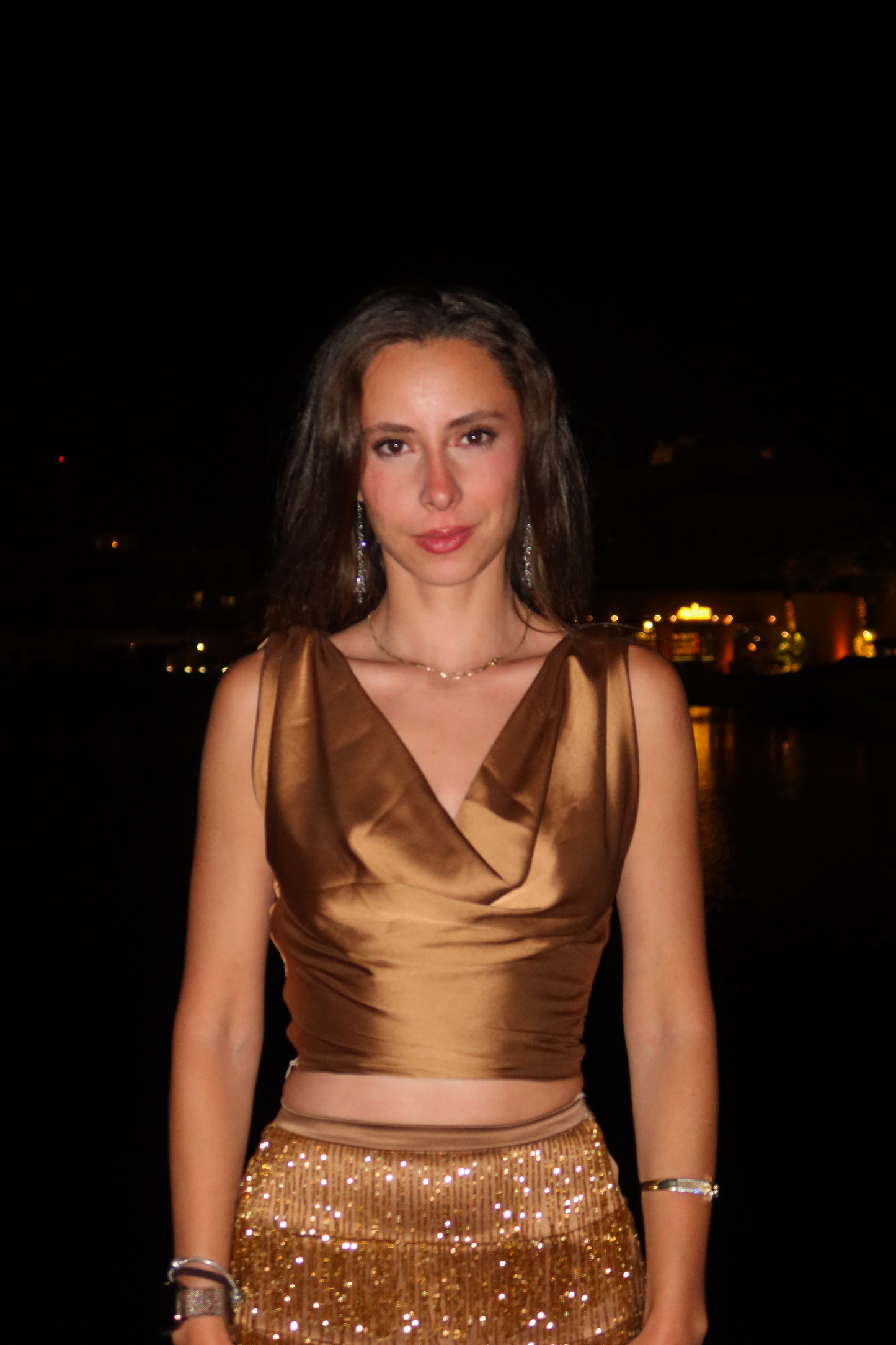 The Solstice Top In Bronze
