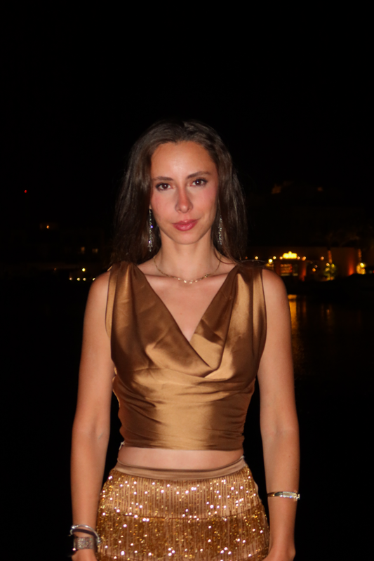 The Solstice Top In Bronze