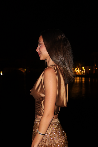 The Solstice Top In Bronze