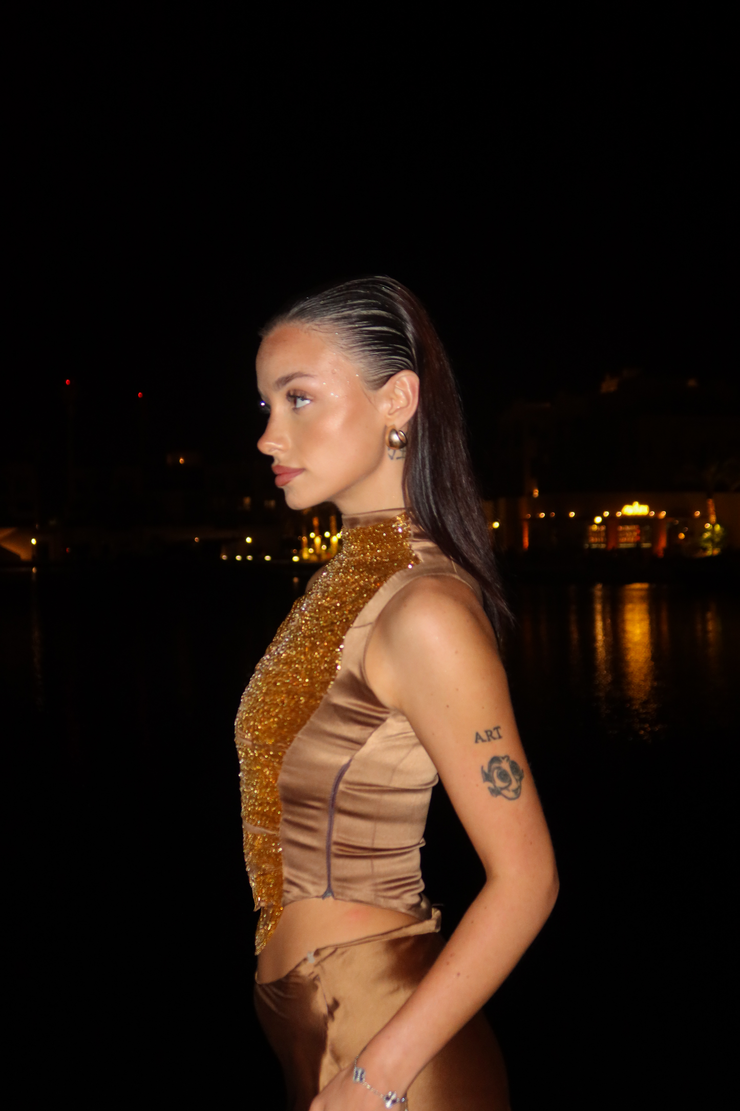 The Aurelia Top In Bronze