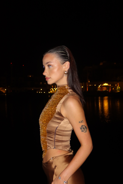 The Aurelia Top In Bronze